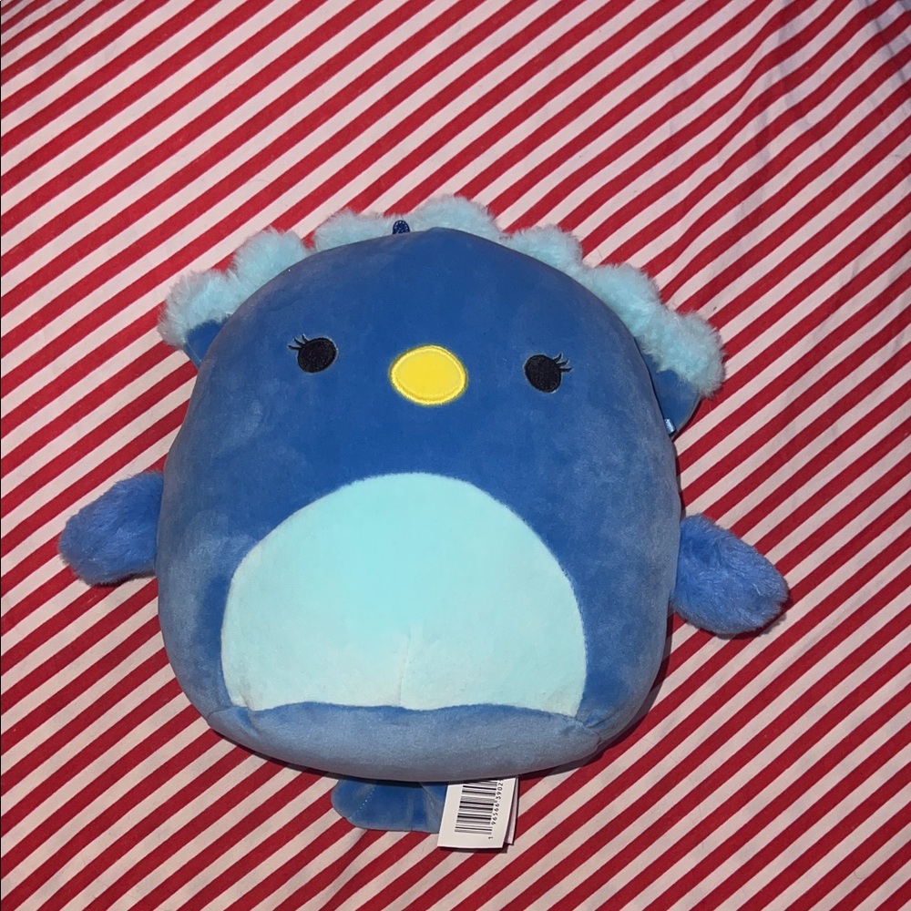Blue Peacock Squishmallow